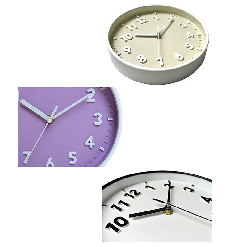 8-Inch Silent Round Wall Clock – Modern Home Décor Wall Clock Nixie