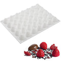 3D Raspberry Silicone Mold – 35-Cavity Baking & Candy Mould
