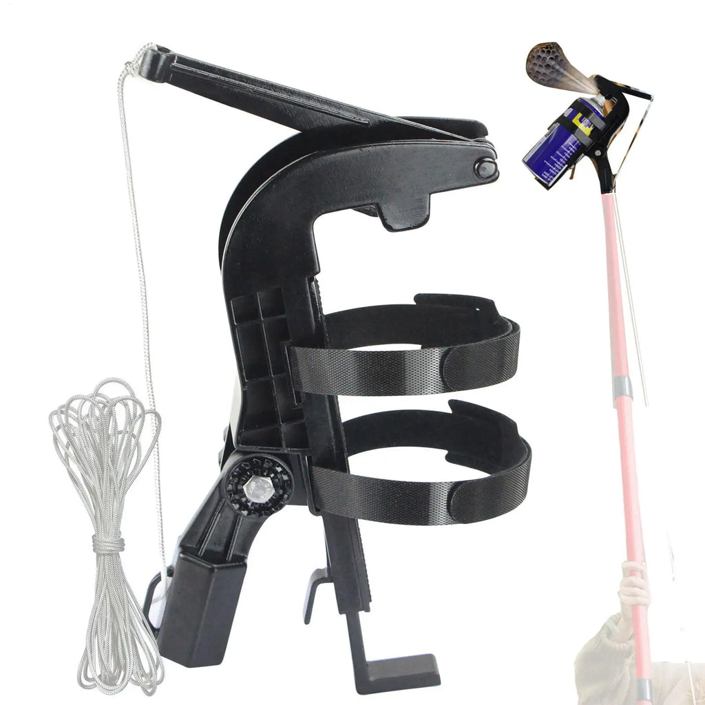 Adjustable Spray Can Extender Wand with Angle Bracket