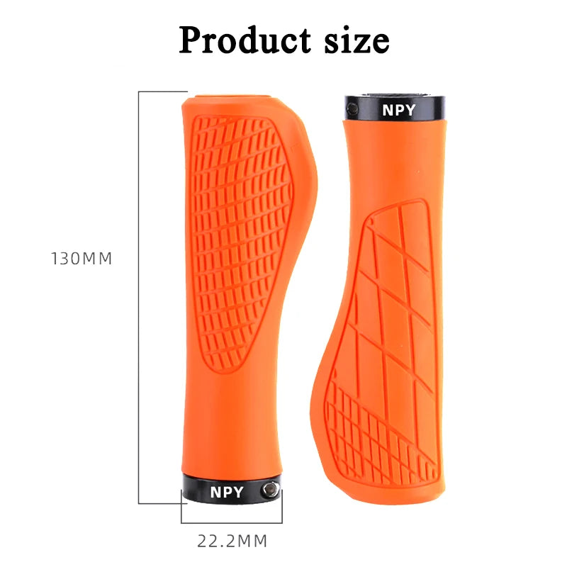 MTB Lock-On Bicycle Handlebar Grips – Anti-Slip Ergonomic Bicycle Handlebar Grips Nixie