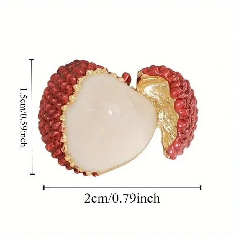 Lychee Brooch Lapel Pin – Light Yellow Gold Fashion Jewelry Fashion Brooch Pin Nixie