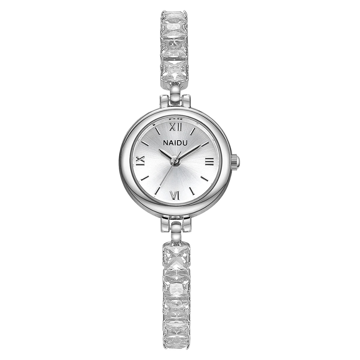 Women's Colorful Rhinestone Quartz Watch – Casual Elegance