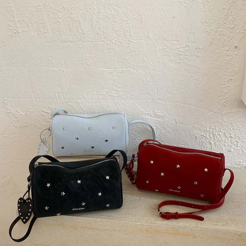 Korean Pillow Crossbody Bag with Star Detail | Women's Bag Crossbody Shoulder Bag Nixie