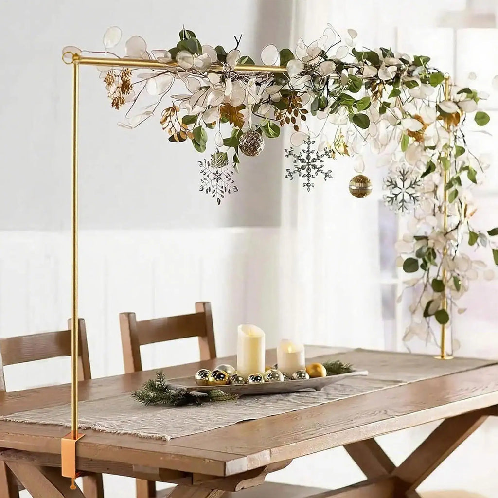 Metal Table Arch Stand with Clamps – Reusable Balloon Frame Party Arch Stand Nixie