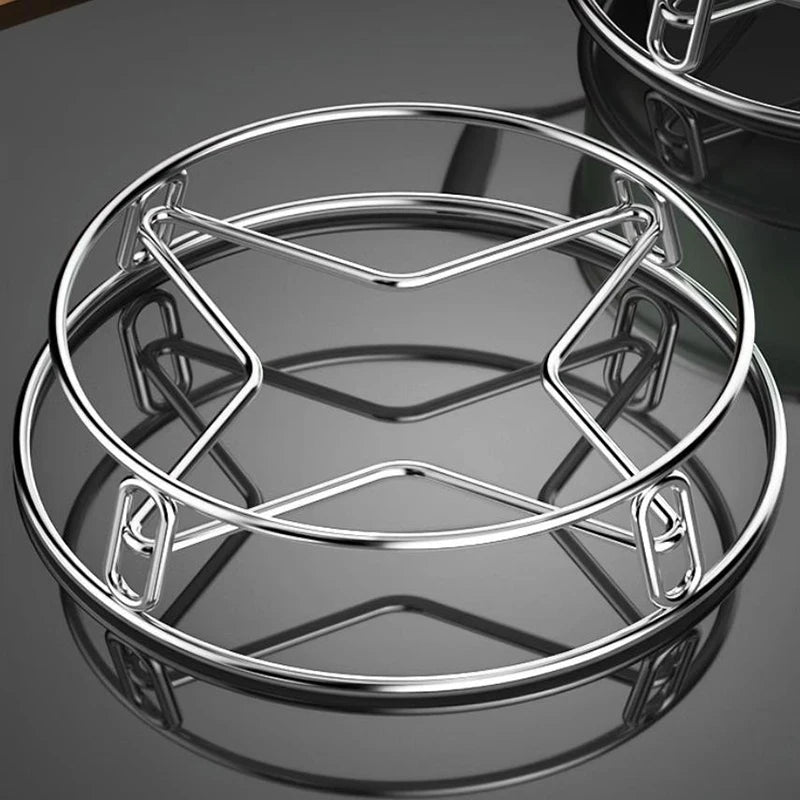 Round Stainless Steel Pot Holder Trivet & Steamer Rack Kitchen Trivet Rack Nixie