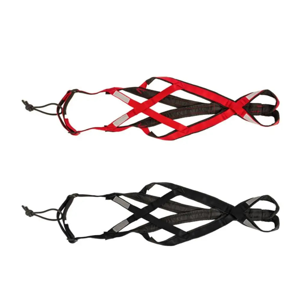 Reflective Dog Sled Harness – Adjustable Skijoring & Pulling