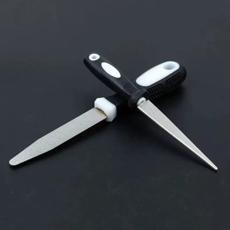 Diamond Double-Sided Sharpening Stone | Knife & Tool Sharpener