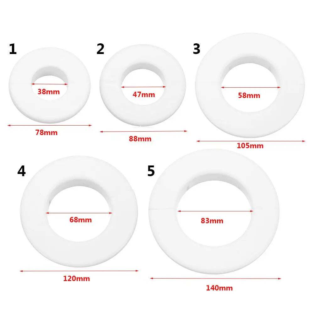 Chrome Pipe Wall Flange Cover – Faucet Decorative Escutcheon