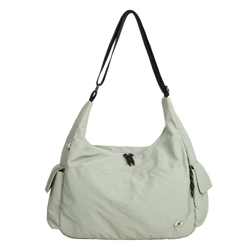 Japanese Minimalist Women's Crossbody Tote Bag – Large Capacity Crossbody Tote Bag Nixie BB-1391Green