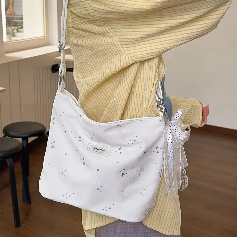 Bowknot Tote Bag – Aesthetic Crossbody Handbag for Women Crossbody Tote Bag Nixie