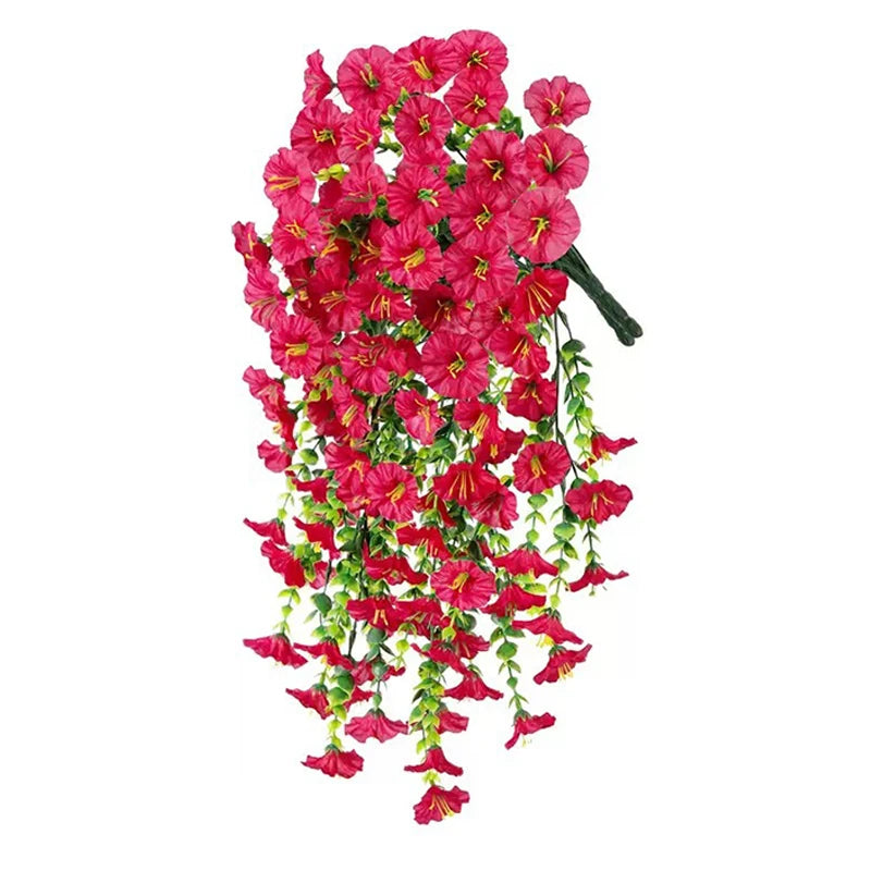 Artificial Morning Glory Wall Hanging Vine – Garden & Home Decor Artificial Flower Vine Nixie A2