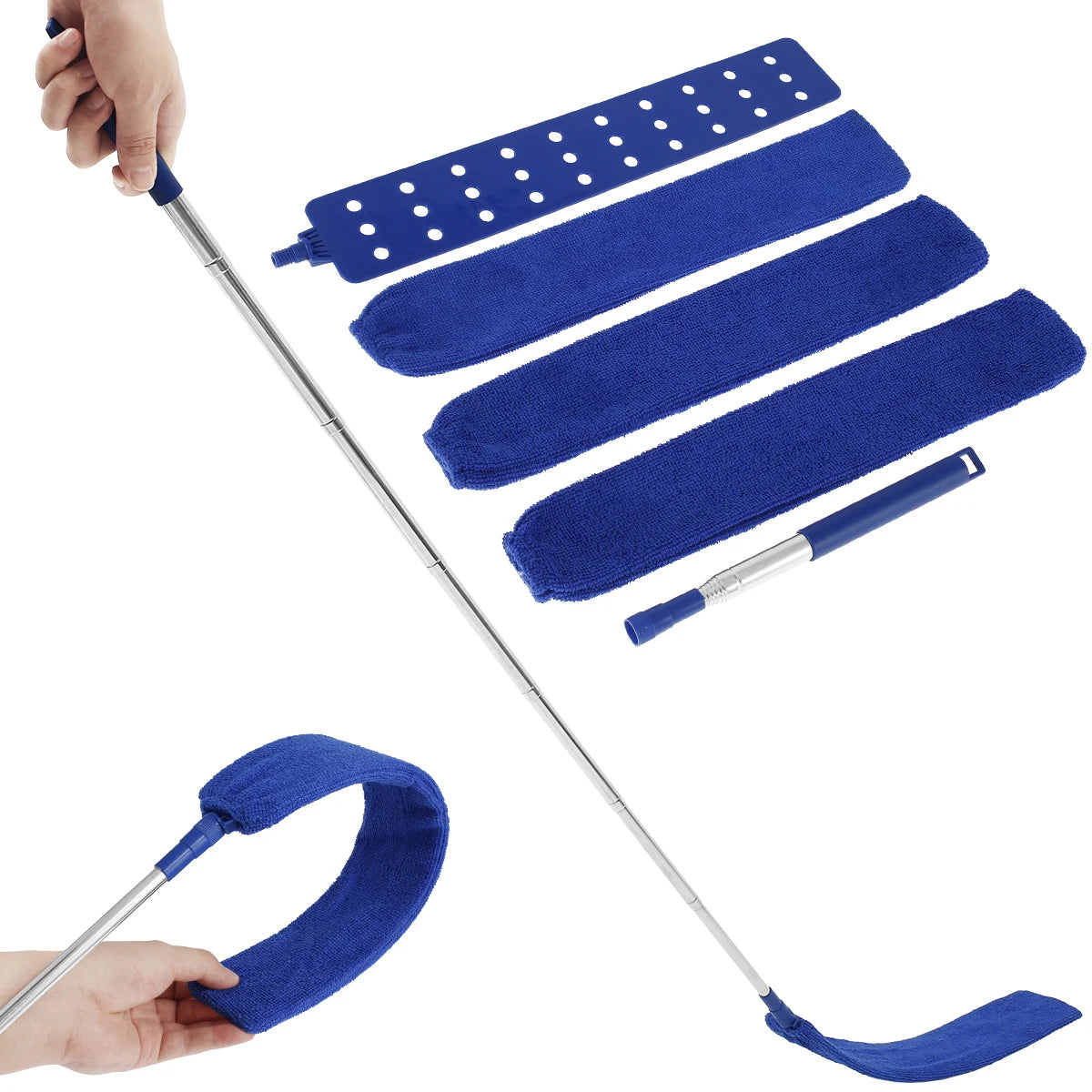 Retractable Microfiber Gap Duster – Flexible Extendable Brush