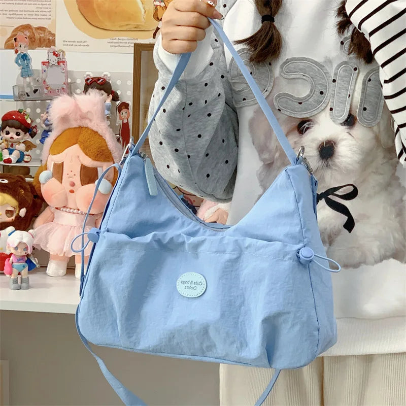 Japanese Pleated Crossbody Bag – Lightweight Women's Shoulder Bag Crossbody Shoulder Bag Nixie