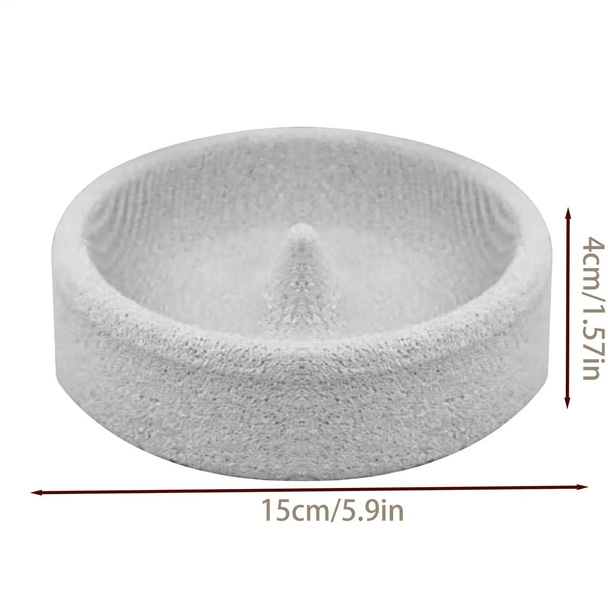 Round Ceramic Bird Feeder Bowl – Parrots, Balcony & Garden