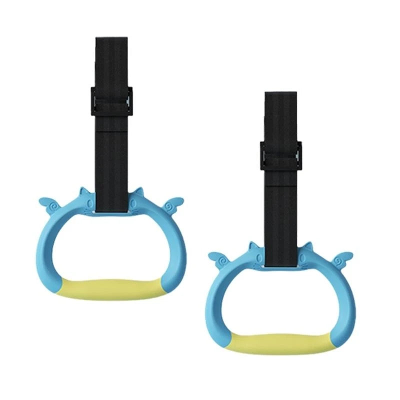 Kids Gymnastic Rings Set with Adjustable Straps | Strength Training Gymnastic Rings Set Nixie