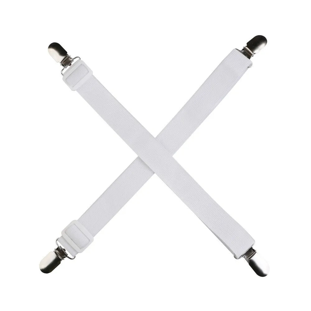 Adjustable Elastic Bed Sheet Clips – Non-Slip Duckbill Fasteners