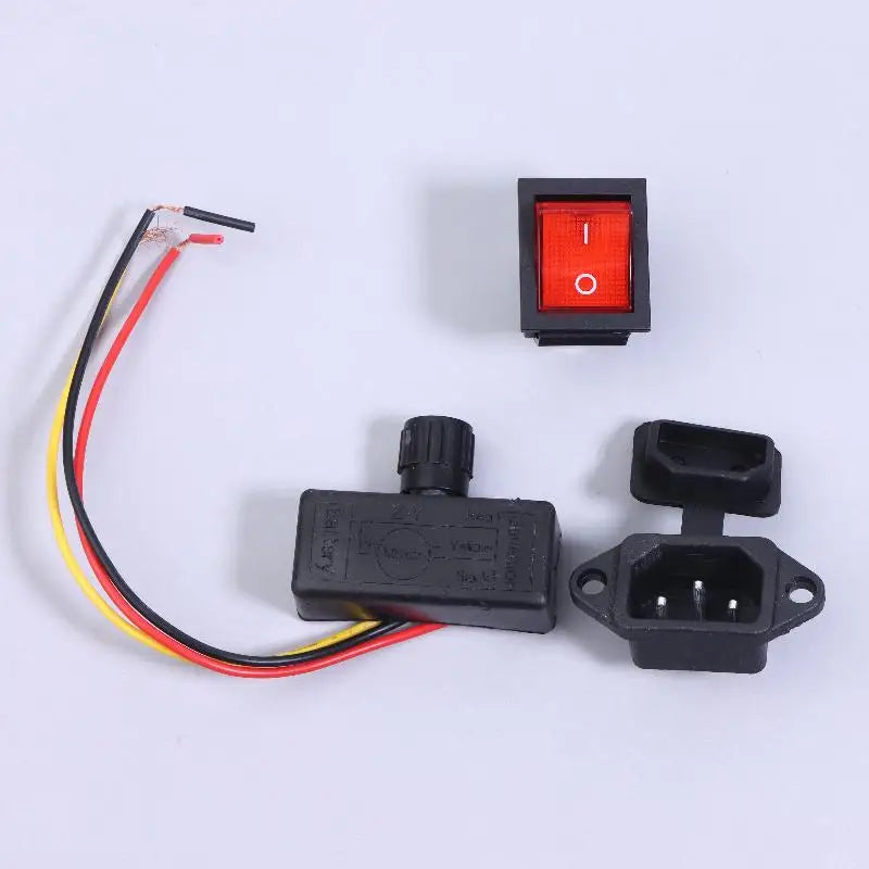 3-Piece 12V Electric Sprayer Accessories – Switch & Charger Set