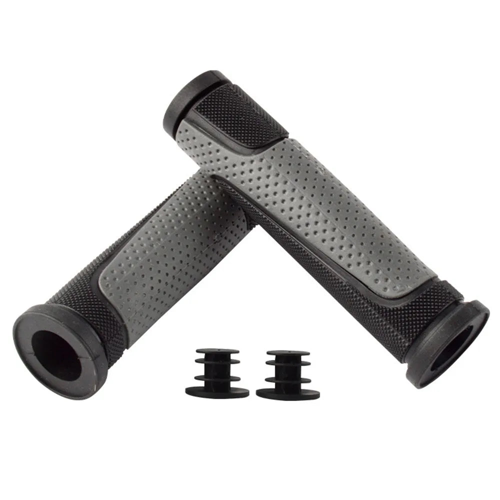 Non-Slip Kids Bike Handlebar Grips – BMX & MTB Universal Fit Bike Handlebar Grips Nixie Gray-125mm