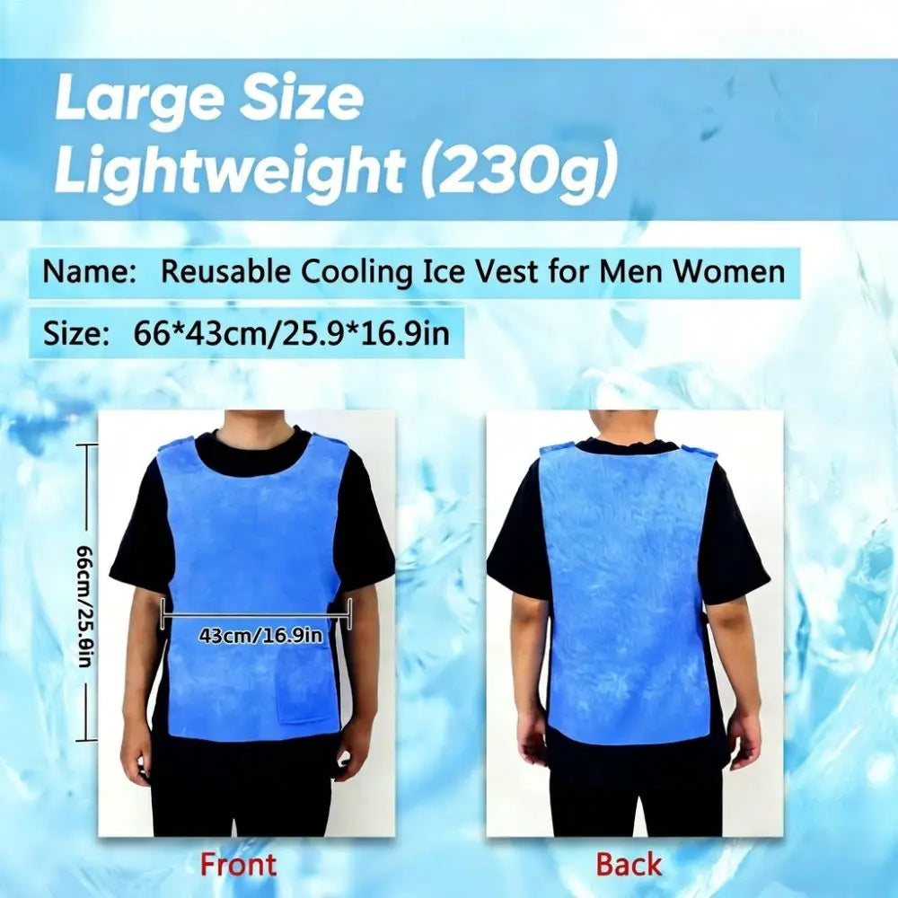 Evaporative Cooling Vest – Water-Activated PVA for Men & Women Evaporative Cooling Vest Nixie