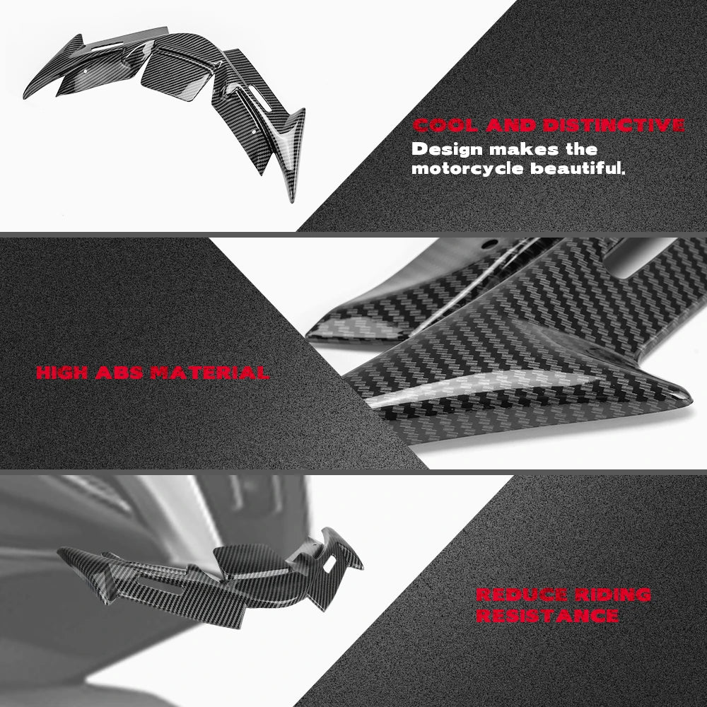 Yamaha R15 V4 2022–2023 ABS Front Winglet Fairing Cover Motorcycle Winglet Fairing Nixie