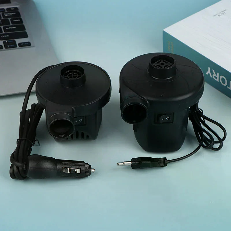Portable Electric Air Pump 3 Nozzles – Air Mattress Inflator Electric Air Pump Nixie