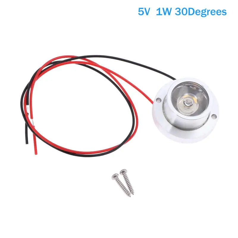 1W LED Embedded Spotlight DC 5V 12V 24V Step & Corridor Lamp