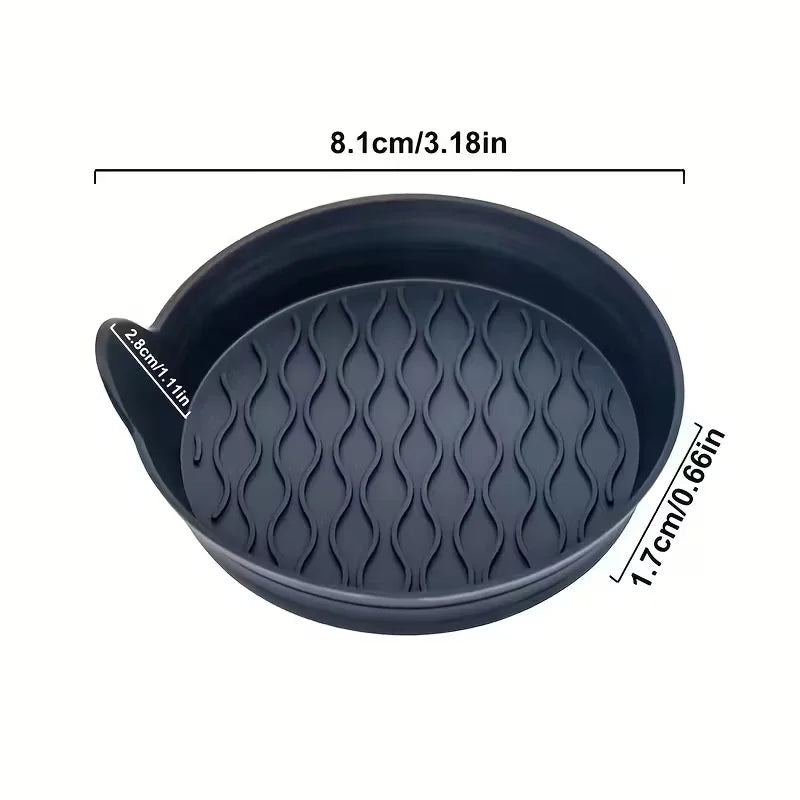 2-Piece Silicone Car Cup Holder Coasters – Non-Slip, Heat-Resistant Car Cup Holder Coasters Nixie
