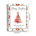 Spiral-Bound Christmas Gift Card Book & Greeting Organizer Gift Card Organizer Nixie B