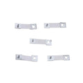 Metal Pendulum Springs for Vintage Mechanical Wall Clock Repair 5pk Clock Repair Parts Nixie Silver 5pcs