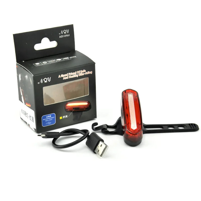 BUCKLOS LED Bike Tail Light – Rechargeable, IPX6 Waterproof Bike Rear Light Nixie