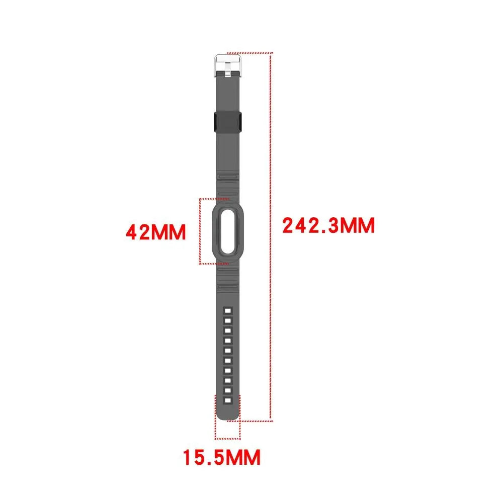 TPU Loop Watch Band for Fitbit Air – Transparent & Breathable Watch Band Strap Nixie