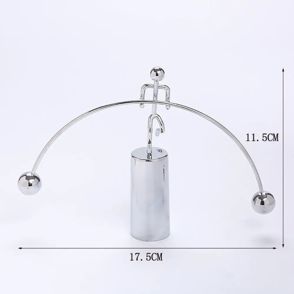 Stainless Steel Pendulum Cradle Kinetic Desk Decor Toy Kinetic Desk Sculpture Nixie