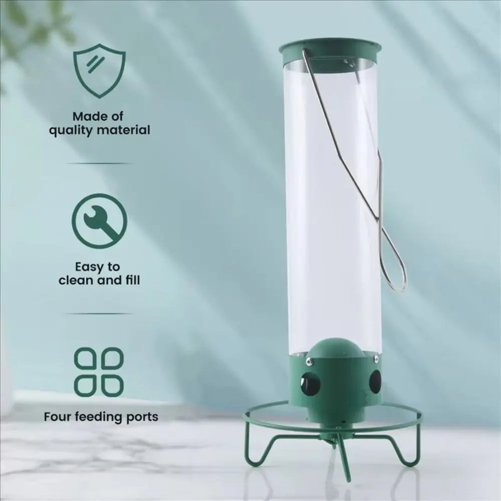 Squirrel-Proof Wild Bird Feeder – Large Capacity Metal Hanging