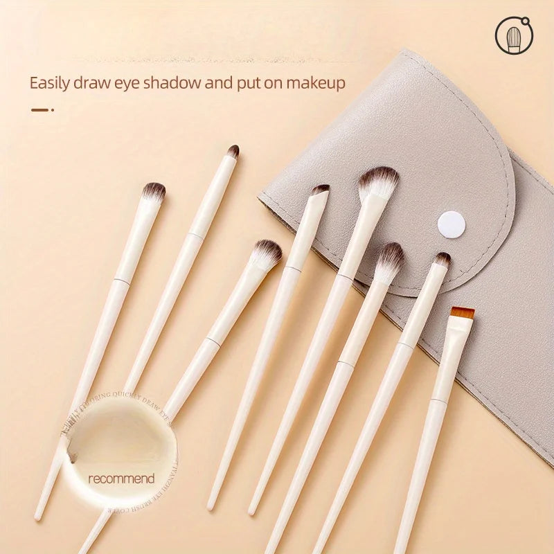 10-Piece Eye Makeup Brush Set – Soft Eyeshadow & Eyeliner Eye Makeup Brushes Nixie