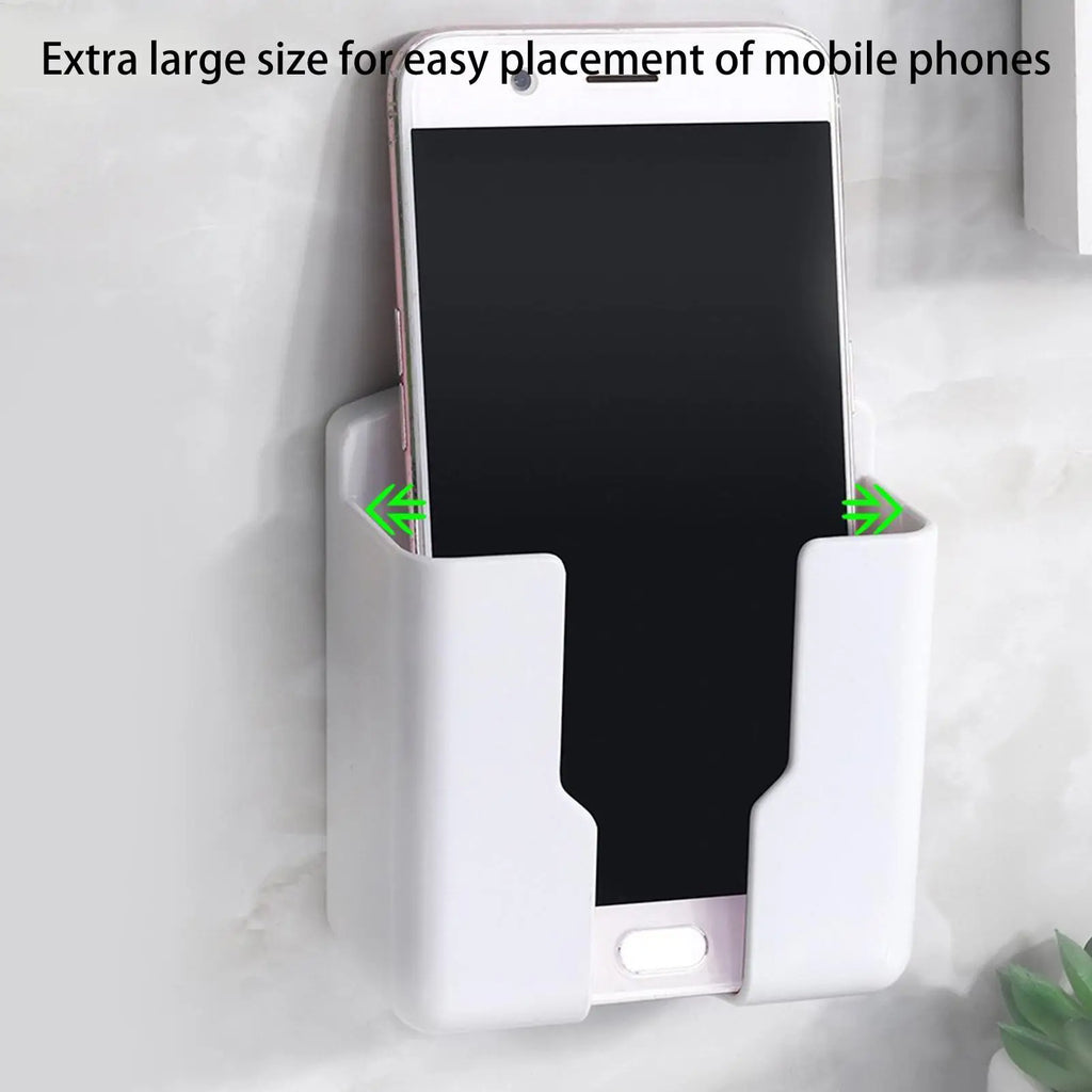 Wall Mount Remote Control Holder – No-Drill Adhesive Storage Box
