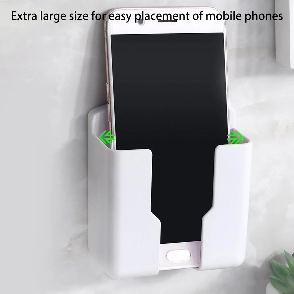 Wall Mount Remote Control Holder – No-Drill Adhesive Storage Box