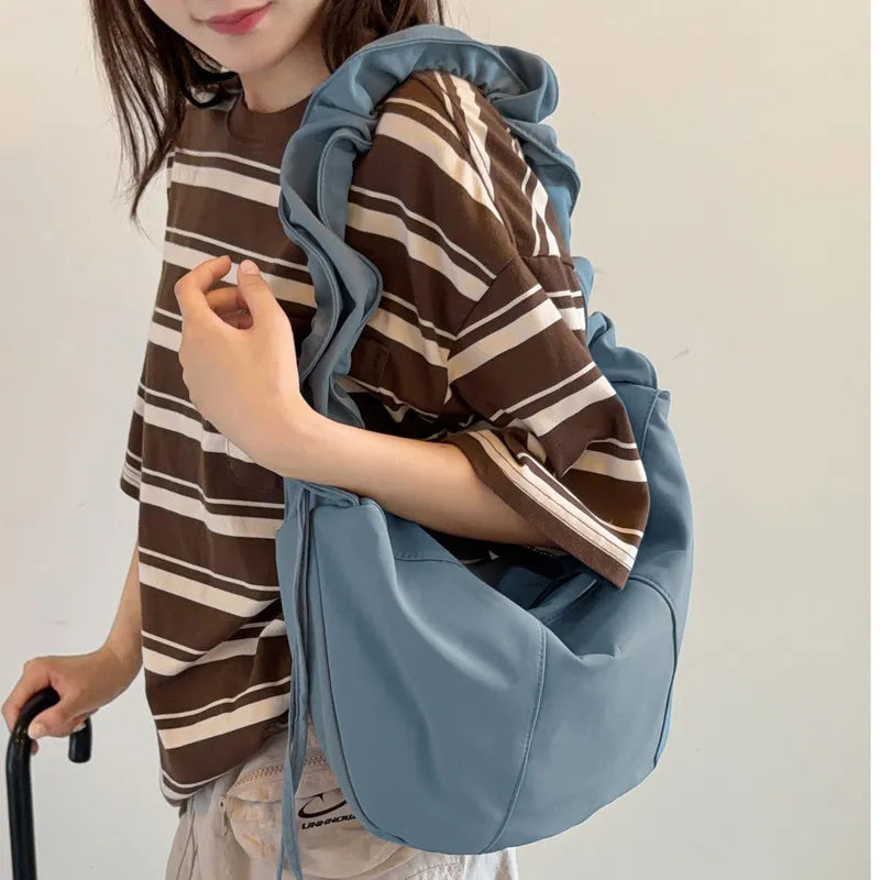 Nixie Large-Capacity Minimalist Nylon Shoulder Bag for Women Women's Shoulder Bag Nixie