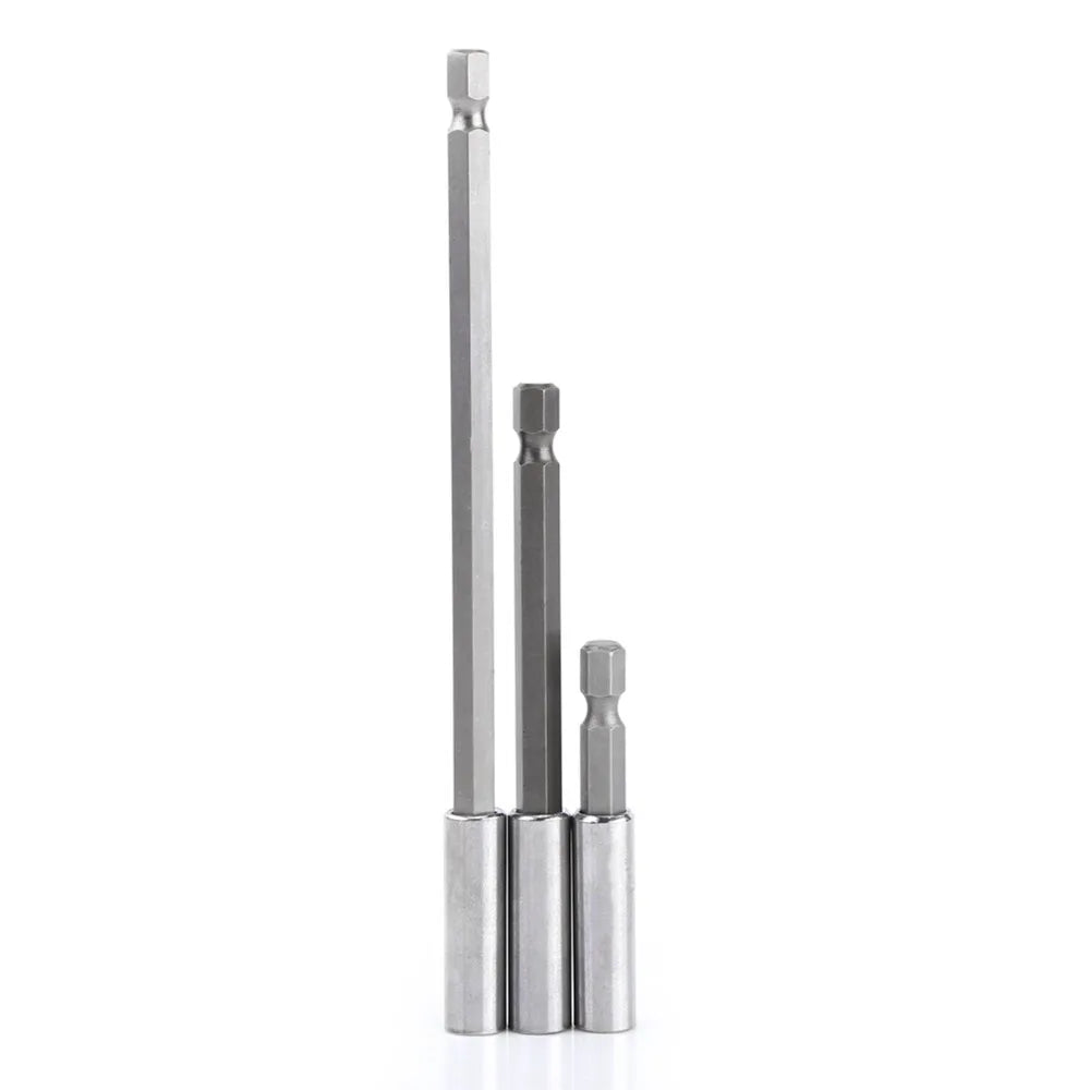 3-Piece 1/4" Hex Magnetic Bit Holder – 2, 4 & 6 Inch CRV Magnetic Bit Holder Nixie Khaki