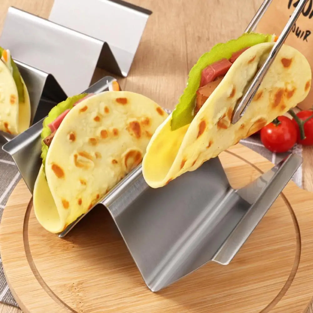 Stainless Steel Taco Tortilla Holder Stand 2/3/4-Slot