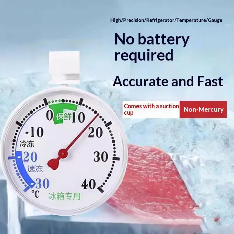 Eelhoe Fridge Freezer Thermometer – Mercury-Free, No Battery