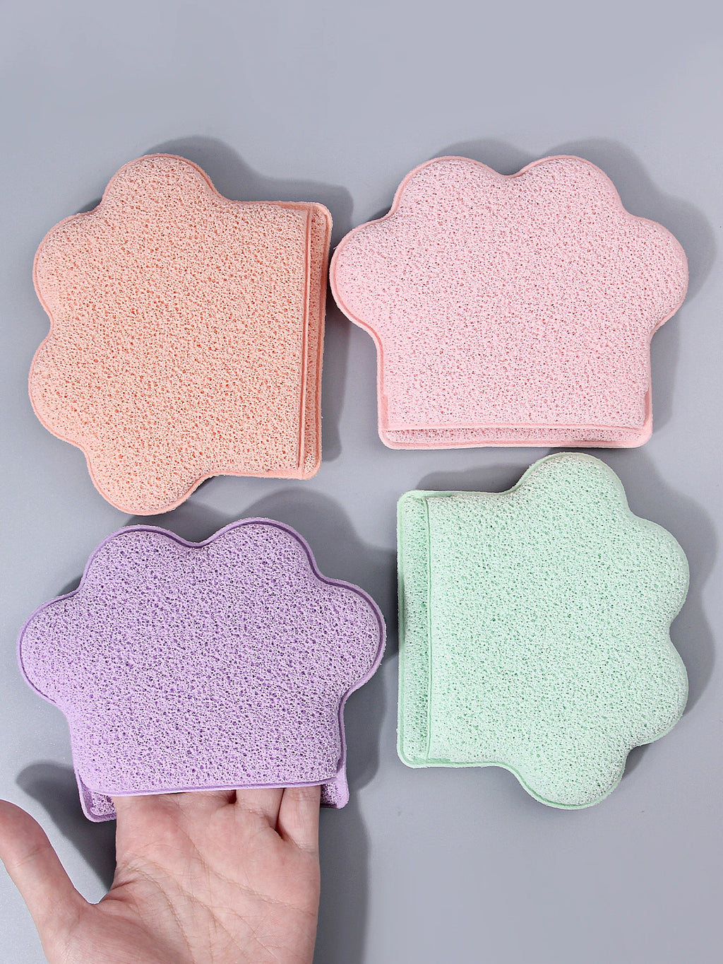 Cat Paw Face Cleansing Sponge – Makeup Remover & Exfoliator Face Cleansing Sponge Nixie
