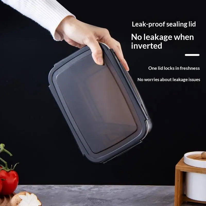 Stainless Steel Lunch Box Food Container with Secure Lid Food Storage Container Nixie