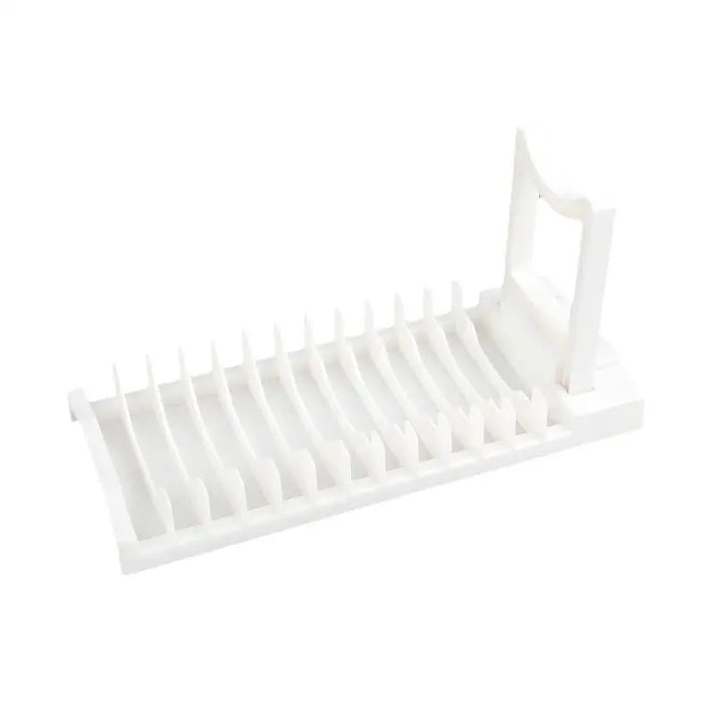 Kitchen Dish Drying Rack – Multi-Slot Countertop Plate Holder Dish Drying Rack Nixie White