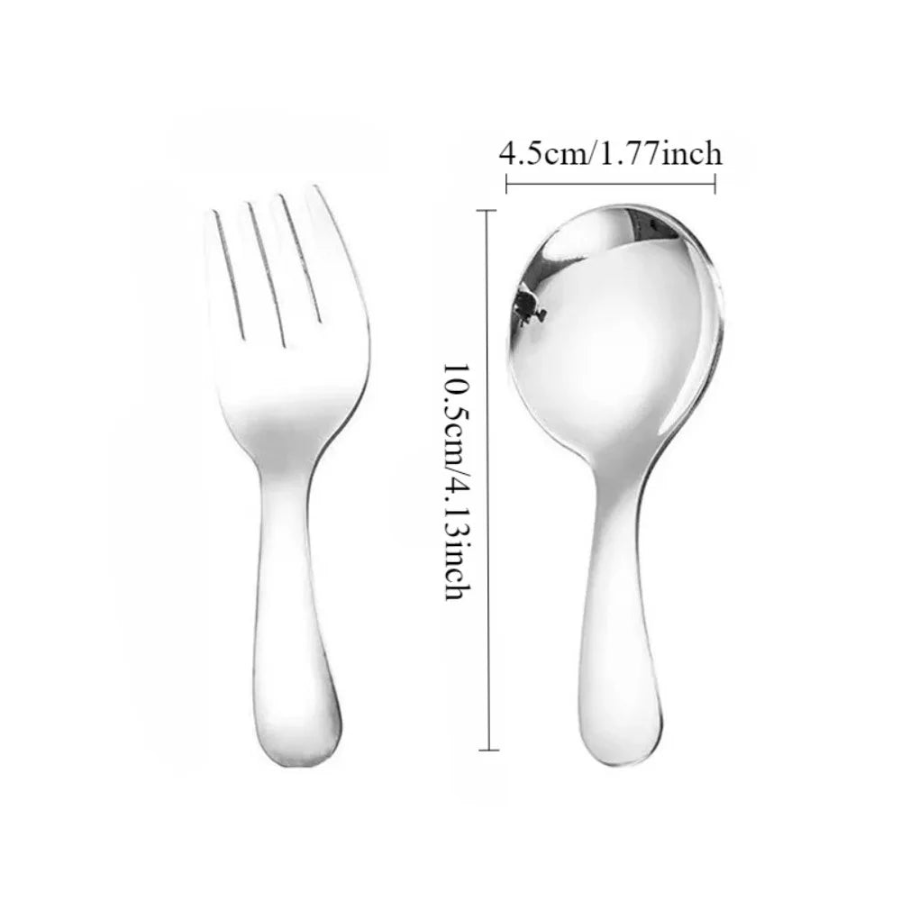 Mini Portable Camping Cutlery Set – Spoon & Fork Lunch Kit