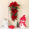 60cm Christmas Wreath Garland with LED Lights – Door Decor