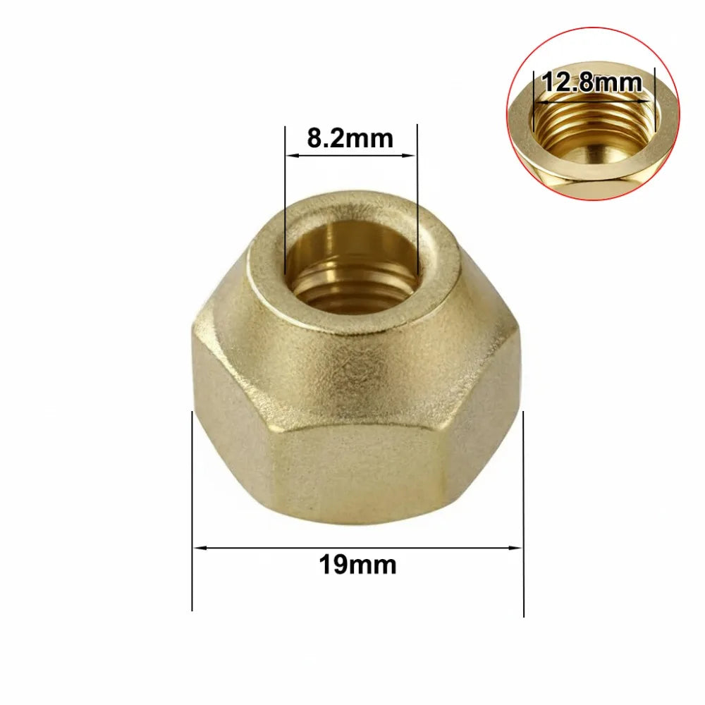 Brass Flare Nut Tube Fittings – 1/8" to 3/4" Sizes | Threaded Flare Tube Fitting Nixie 5-16-