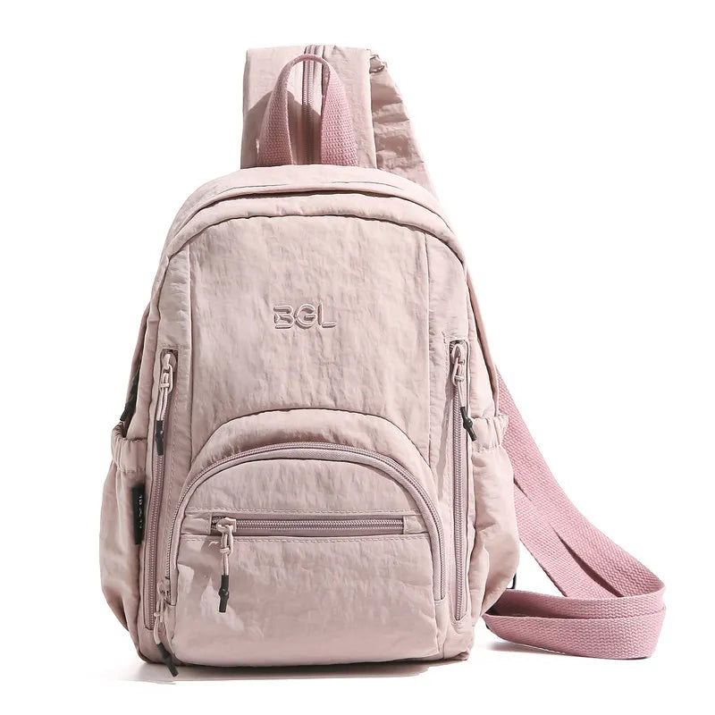 Japanese-Style Nylon Backpack & Crossbody Bag for Women | Nixie Women's Backpack Nixie