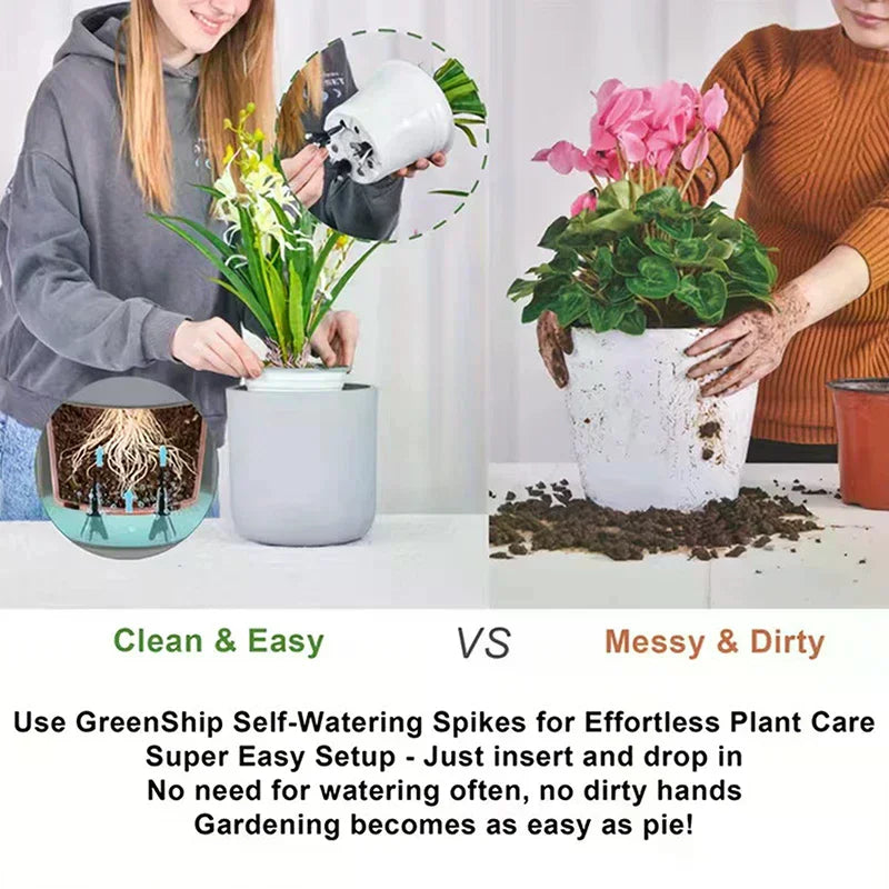 10-Pack Self-Watering Irrigation Spikes | Indoor & Outdoor Plants Plant Irrigation Spikes Nixie