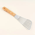 Stainless Steel Fish Turner Spatula – Wooden Handle Kitchen Spatula Nixie small