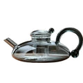 Clear Glass Teapot with Infuser – Heat Resistant Loose Leaf Tea Glass Teapot Nixie Brown